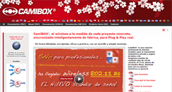 Desktop Screenshot of camibox.eu