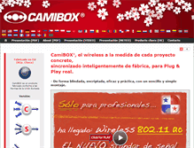 Tablet Screenshot of camibox.eu